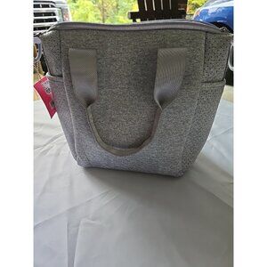 MINI COMPUTER BAG NWT Gray By MyTagalongs with Shoulder Strap.